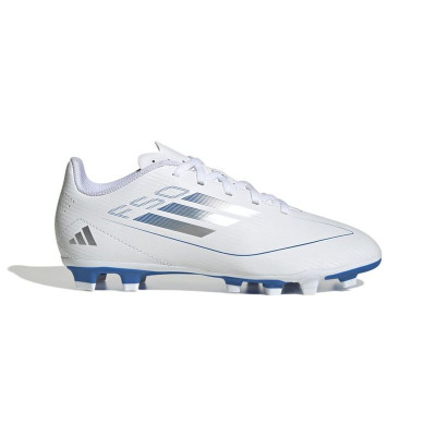 Childrens Football Boots Adidas F50 Club Fg/Mg White