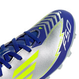 Childrens Football Boots Adidas F50 Club Fg/Mg Silver