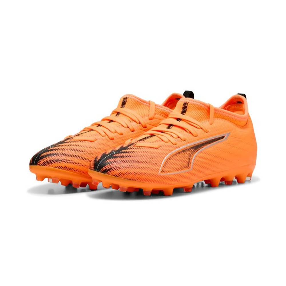 Childrens Football Boots Puma Ultra 6 Match Mg Heat Fire-