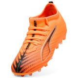 Childrens Football Boots Puma Ultra 6 Match Mg Heat Fire-