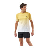 Men’s Short Sleeve T-Shirt Compressport Performance Yellow