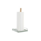 Kitchen Paper holder DKD Home Decor Beige Metal Mint Pinewood (16 x 15 x 29,5 cm) (2 Units)