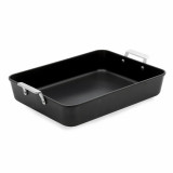 Roasting Tin Valira 4687/25 35 x 27 cm Black Stainless steel Aluminium