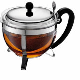 Teapot Bodum CHAMBORD Grey Transparent 1,3 L 16,8 x 23,3 x 16,8 cm