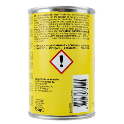 Radiator Cleaner Bar's Leaks BARS121091 150 gr