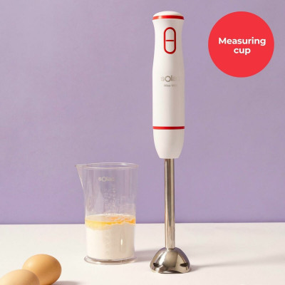 Hand-held Blender Solac BA5625 White Red 1000 W