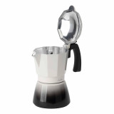 Italian Coffee Pot JATA HCAF2406 Cream Aluminium 6 Cups