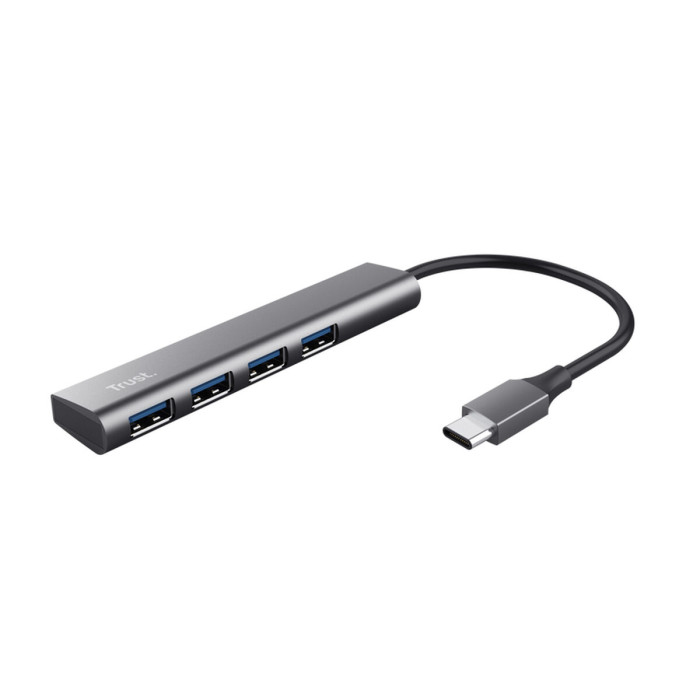 USB Hub Trust 24948 Grey 10 cm