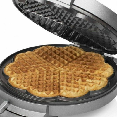 Waffle Maker Princess Princess 132380 1200 W Black Silver Steel