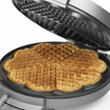Waffle Maker Princess Princess 132380 1200 W Black Silver Steel