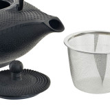 Teapot DKD Home Decor Red Black Cast iron (1000 ml) (2 Units)