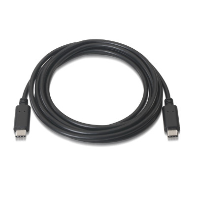 Data / Charger Cable with USB Aisens A107-0058 Black 3 m