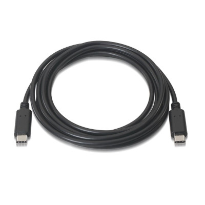 Data / Charger Cable with USB Aisens A107-0058 Black 3 m