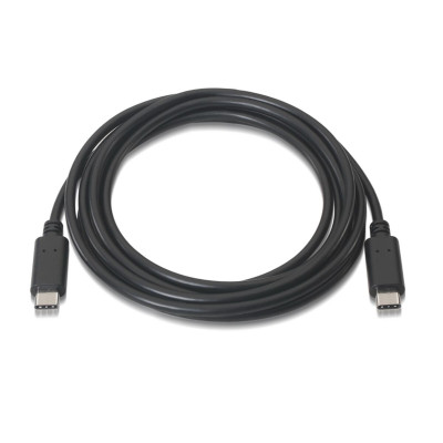Data / Charger Cable with USB Aisens A107-0058 Black 3 m