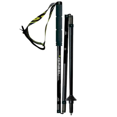 Trekking Stick Gabel Viper 3S R Black 125 cm (2 Units)