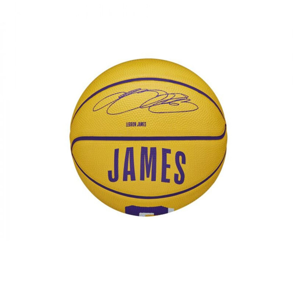 Basketball Ball Wilson Nba Player Icon Mini Lebron Purple (Size 3)