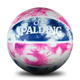 Basketball Ball Spalding Tie Dye Sz6 Purple 6 Natural rubber (Size 6)