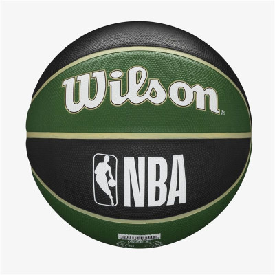Basketball Ball Wilson NBA Team Tribute Milwakee 7 Green Natural rubber (Size 7)