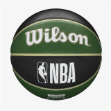 Basketball Ball Wilson NBA Team Tribute Milwakee 7 Green Natural rubber (Size 7)