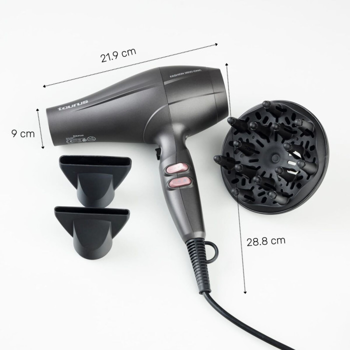 Hairdryer Taurus 900399 Black 2600 W