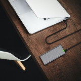 USB-C Cable Aisens A107-0704 Black 2 m