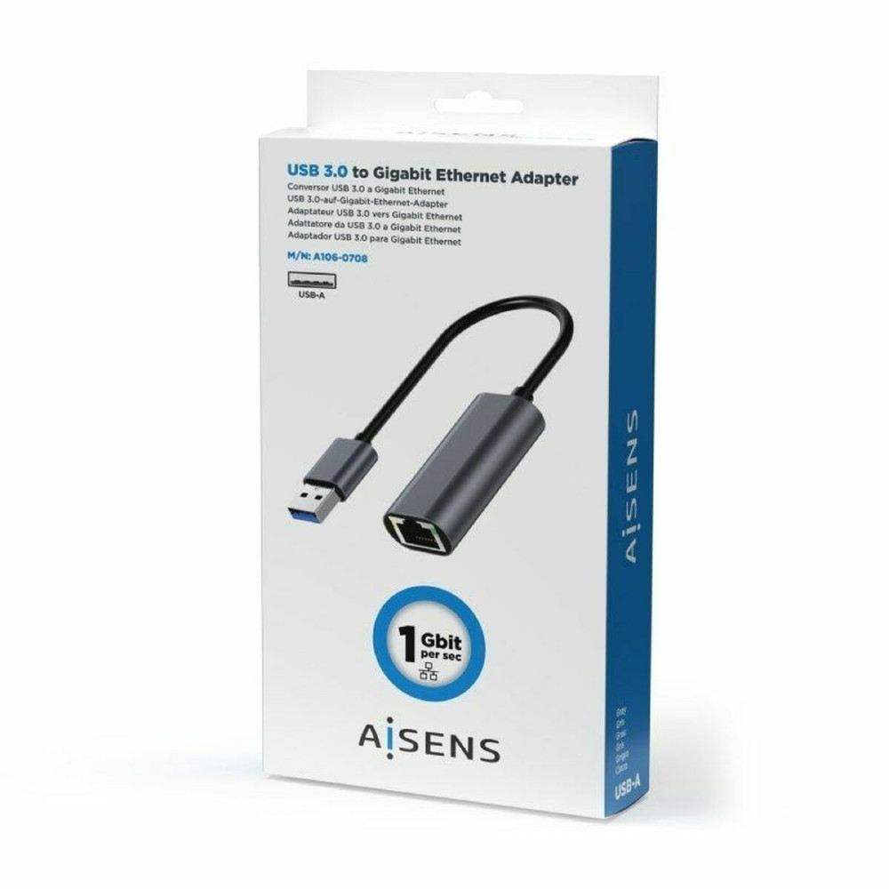 USB to Ethernet Adapter Aisens A106-0708 Grey