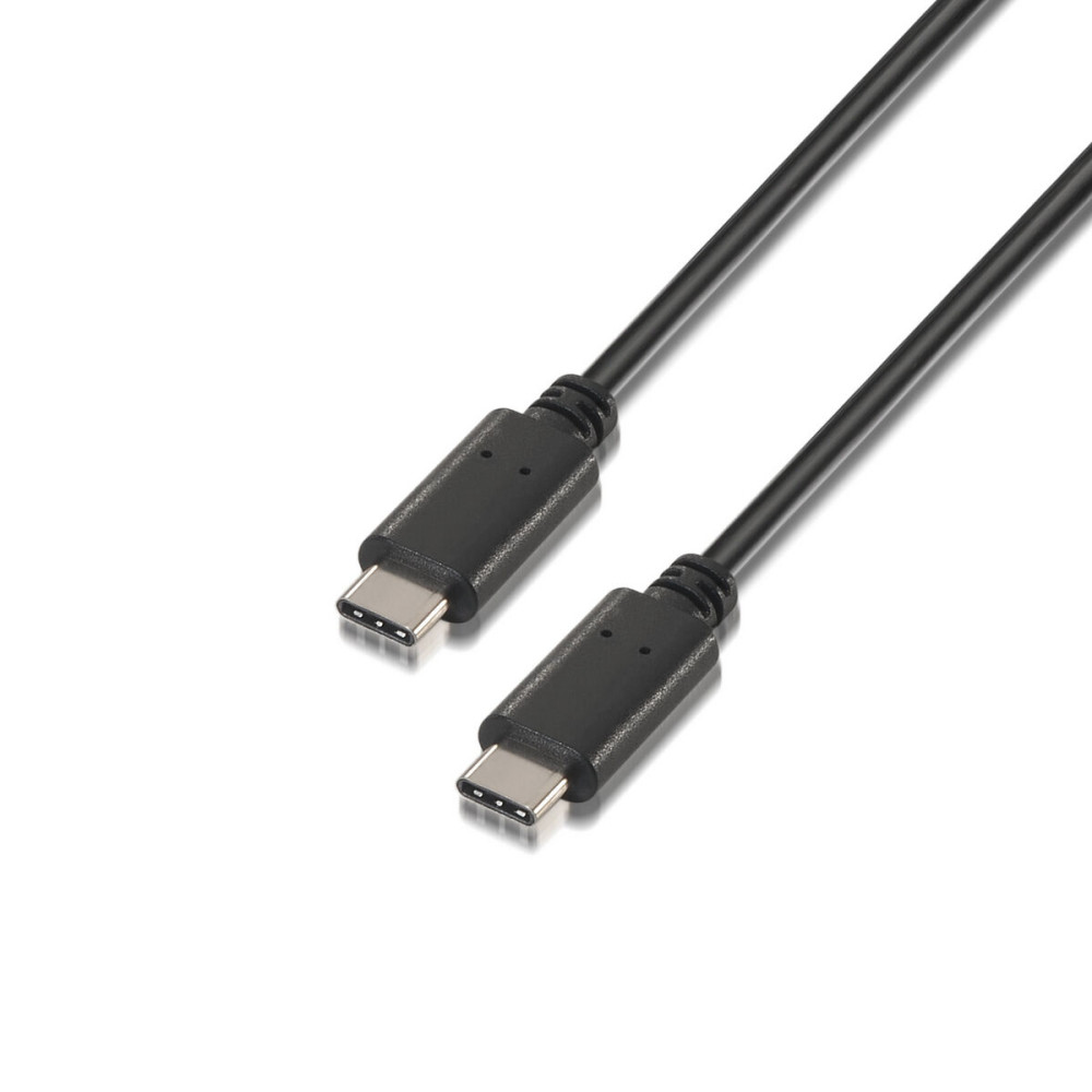 USB-C Cable Aisens A107-0056 Black 1 m