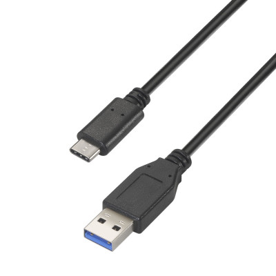 USB A to USB-C Cable Aisens A107-0450 Black 1,5 m