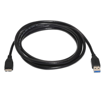 USB Cable Aisens A105-0043 Black 1 m