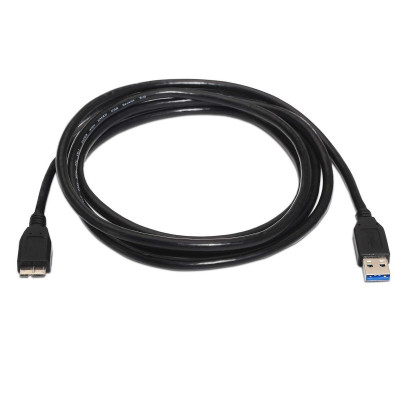 USB Cable Aisens A105-0043 Black 1 m