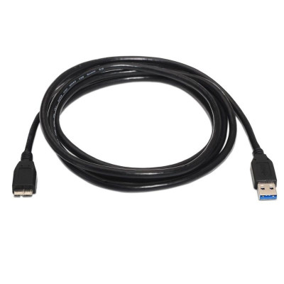 USB Cable Aisens A105-0043 Black 1 m