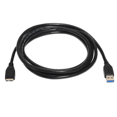 USB Cable Aisens A105-0043 Black 1 m