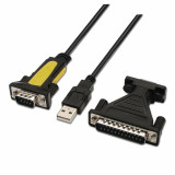 Data / Charger Cable with USB Aisens A104-0039 1,8 m Black