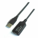 USB 2.0 Cable Aisens A101-0019 Black 10 m