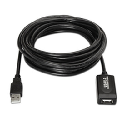 USB 2.0 Cable Aisens A101-0019 Black 10 m