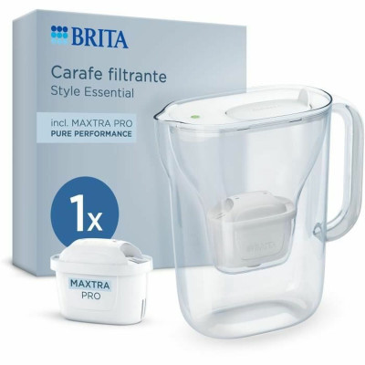 Filter jug Brita Style Essential White Transparent 2,4 L