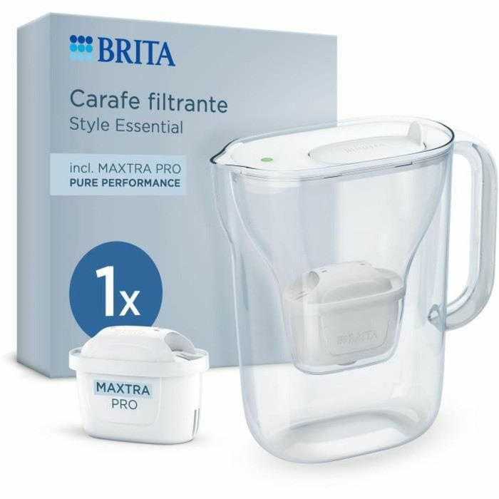 Filter jug Brita Style Essential White Transparent 2,4 L