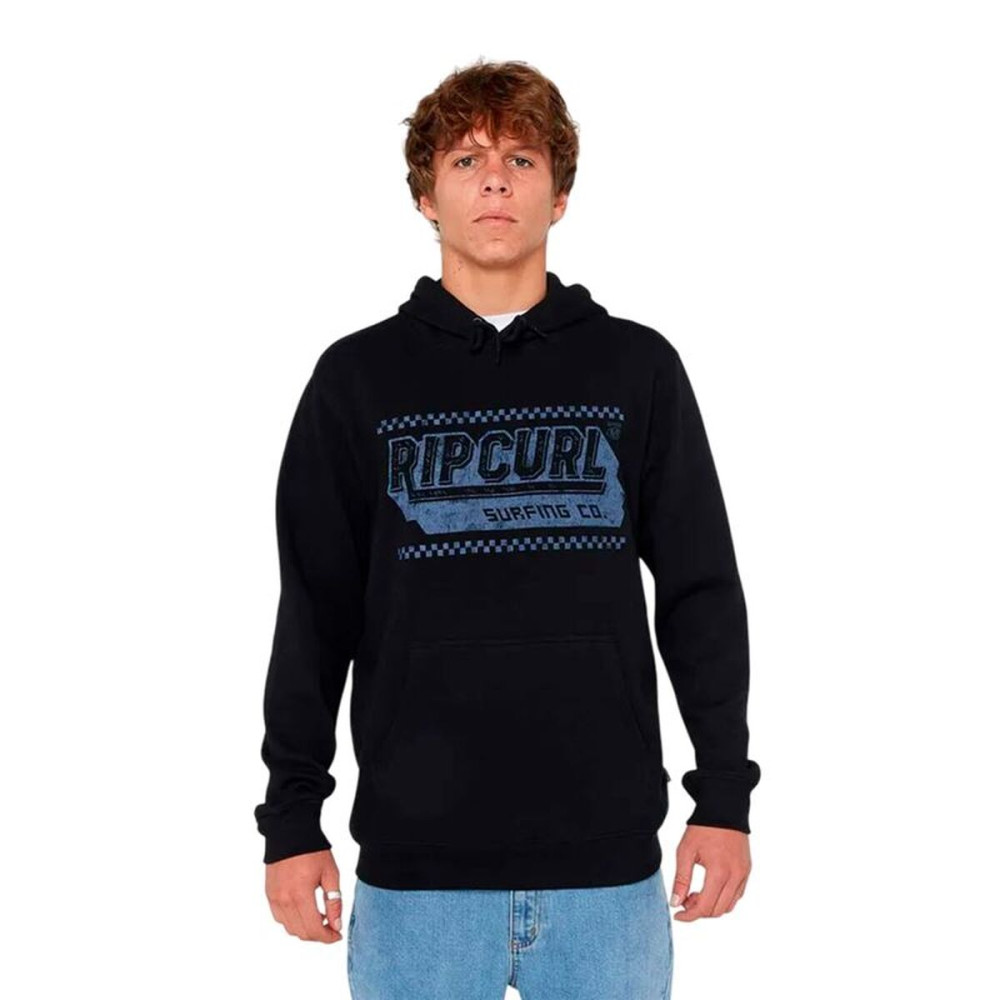 Men’s Hoodie Rip Curl Down The Line Hood Black