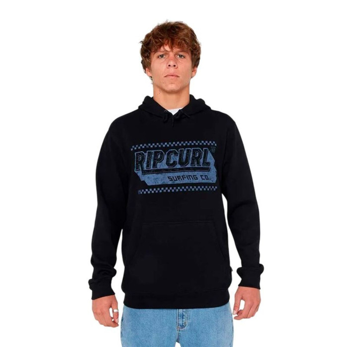 Men’s Hoodie Rip Curl Down The Line Hood Black