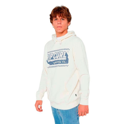 Men’s Hoodie Rip Curl Down The Line Hood White