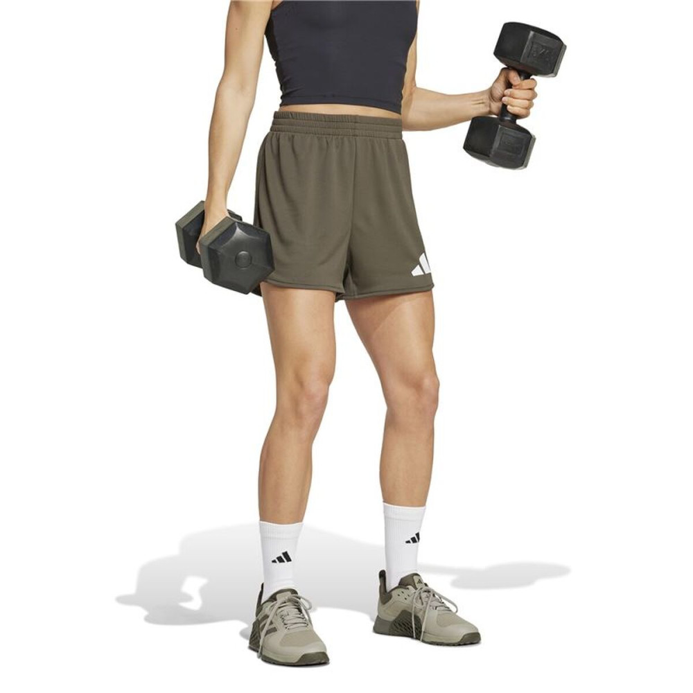 Sports Shorts for Women Adidas Essentials Big Performance Brown