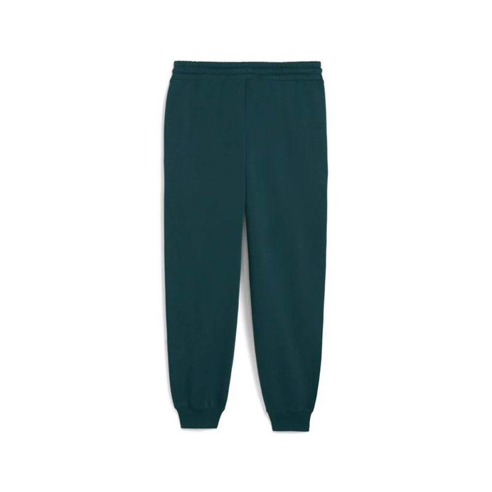 Long Sports Trousers Puma Maximal Metallic Sweatpants Green Lady