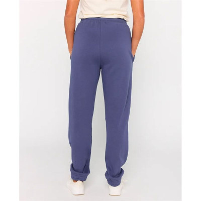 Long Sports Trousers Rip Curl Heart Fleece Trackpant Blue Lady