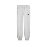 Long Sports Trousers Puma Essentials Small No. 1 Logo Light grey Lady