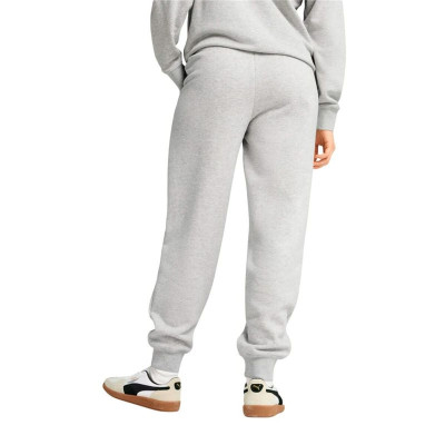 Long Sports Trousers Puma Essentials Small No. 1 Logo Light grey Lady
