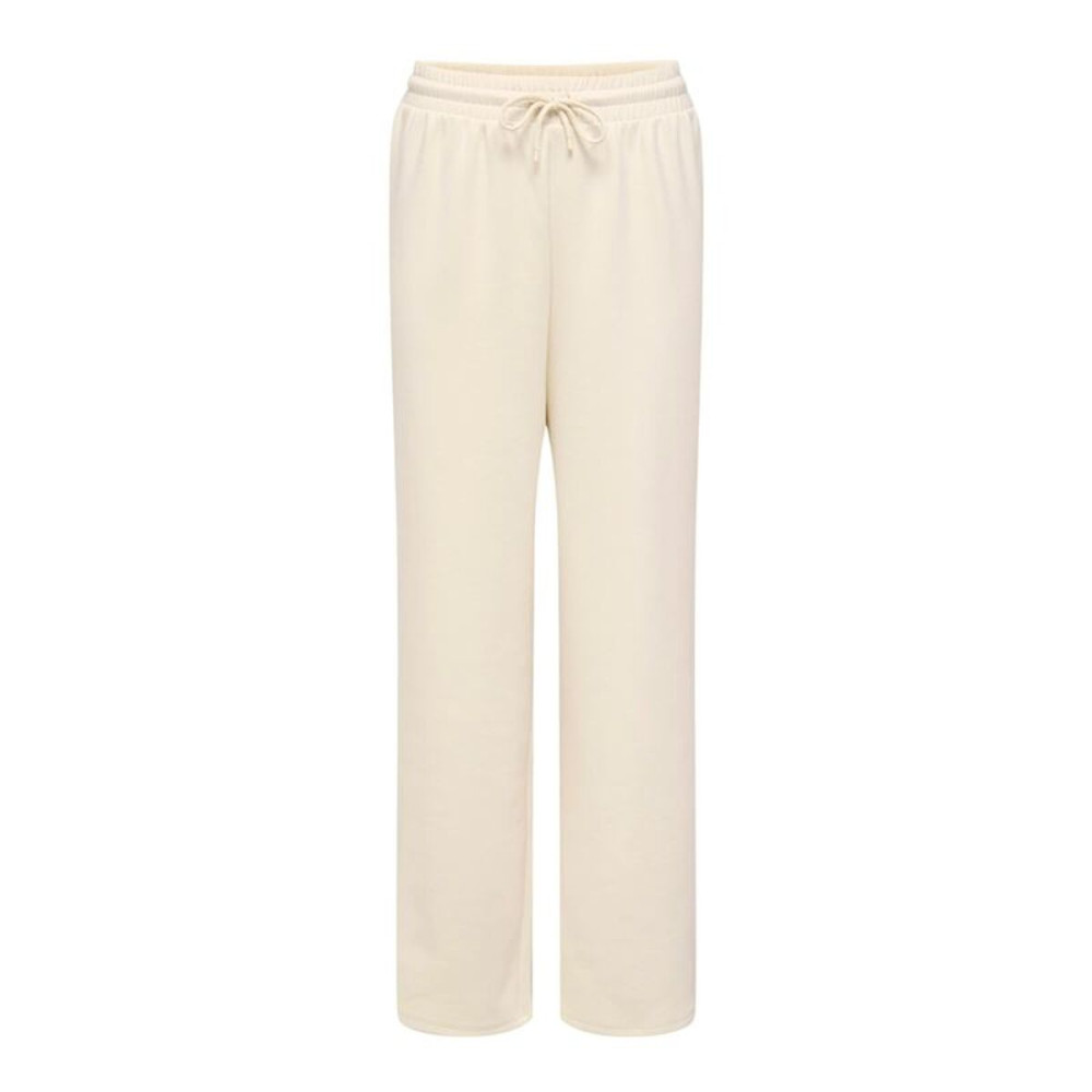 Long Sports Trousers Only Onlscarlett Wide Pant Swt Noos Beige Lady