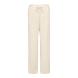Long Sports Trousers Only Onlscarlett Wide Pant Swt Noos Beige Lady