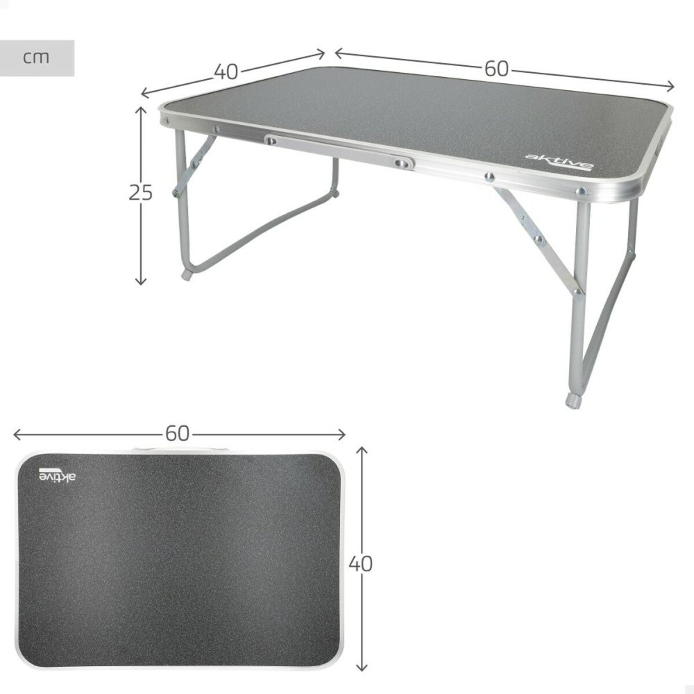 Folding Table Aktive 60 x 25 x 40 cm (6 Units)