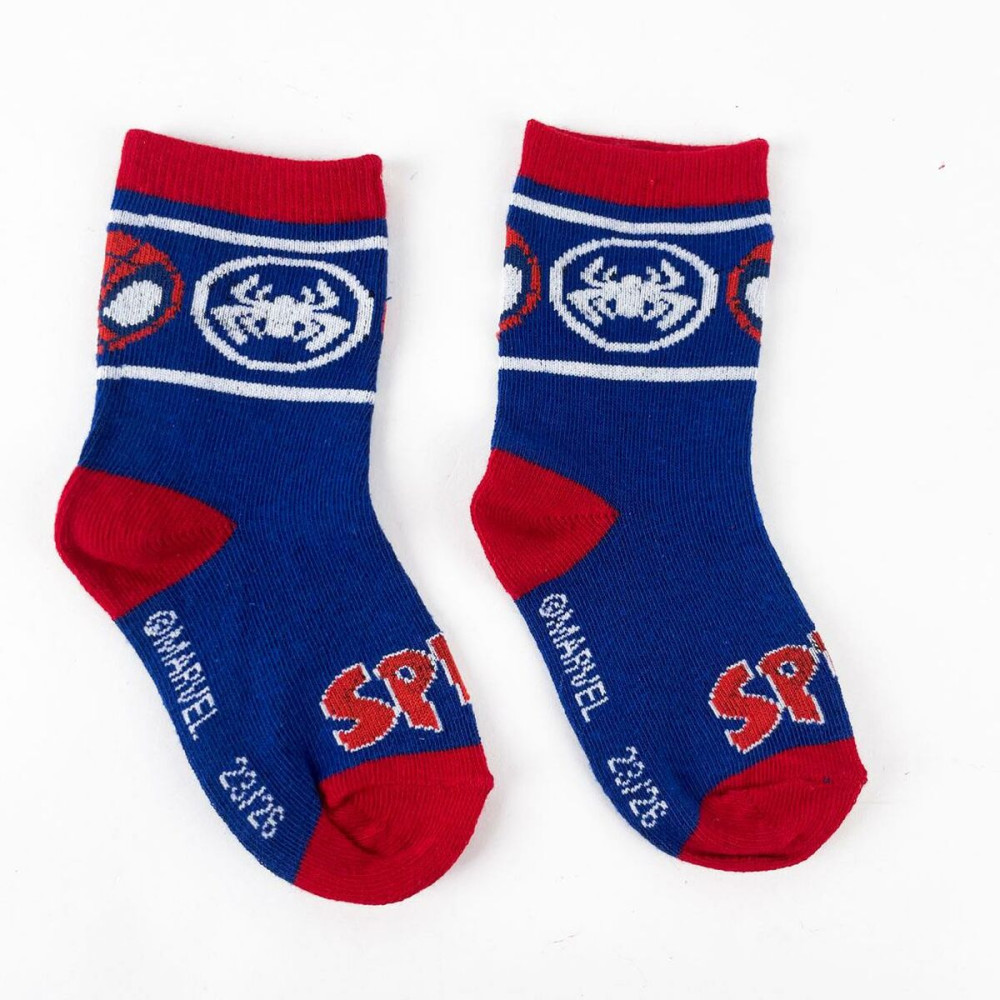 Socks Spidey Blue 23-26 5 pairs
