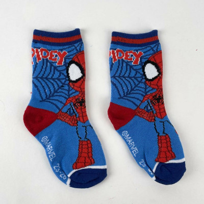 Socks Spidey Blue 23-26 5 pairs